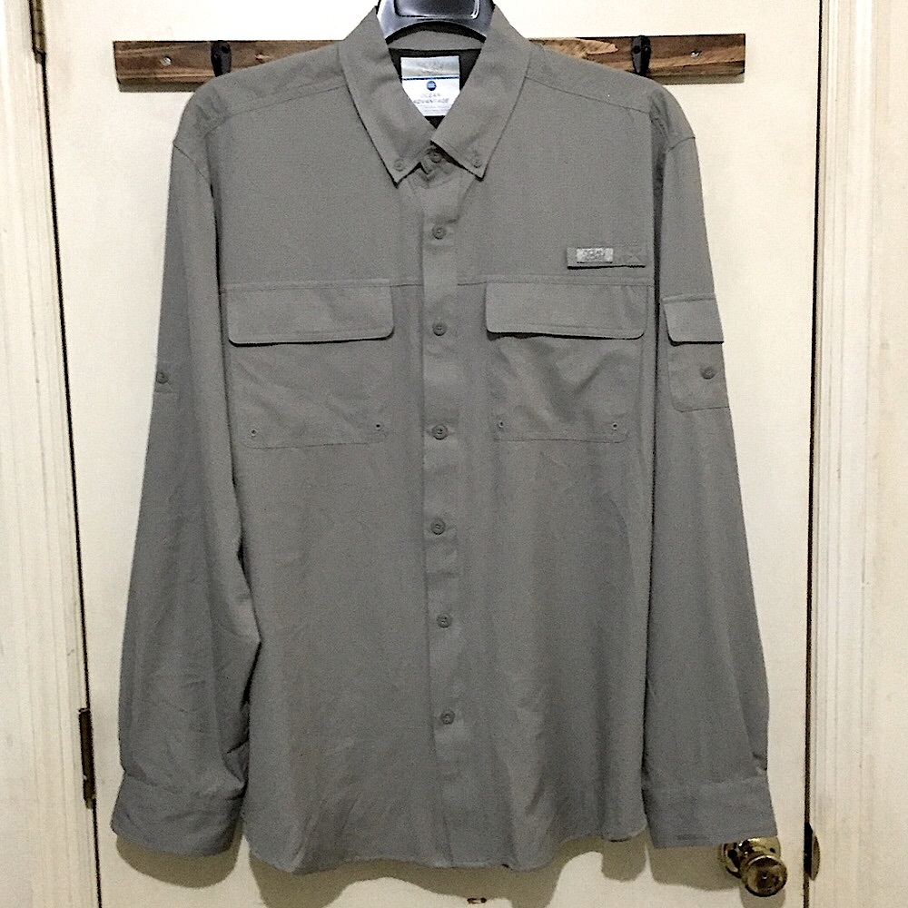 🌊NWT Ocean Coast Ocean Advantage Gray Shirt (XL🌊